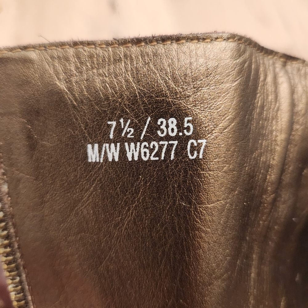 Born Leather Knee High Rider Zip Up Boot - Picture 14 of 16